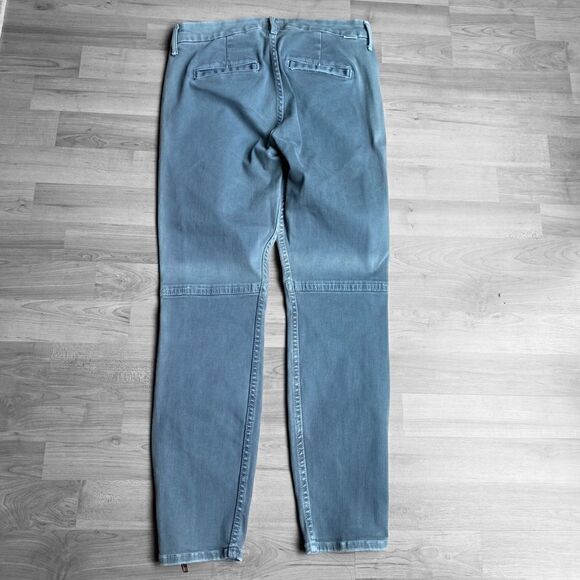 Mother Crop Zip Muse Jeans Size 25 Gray - Picture 2 of 6